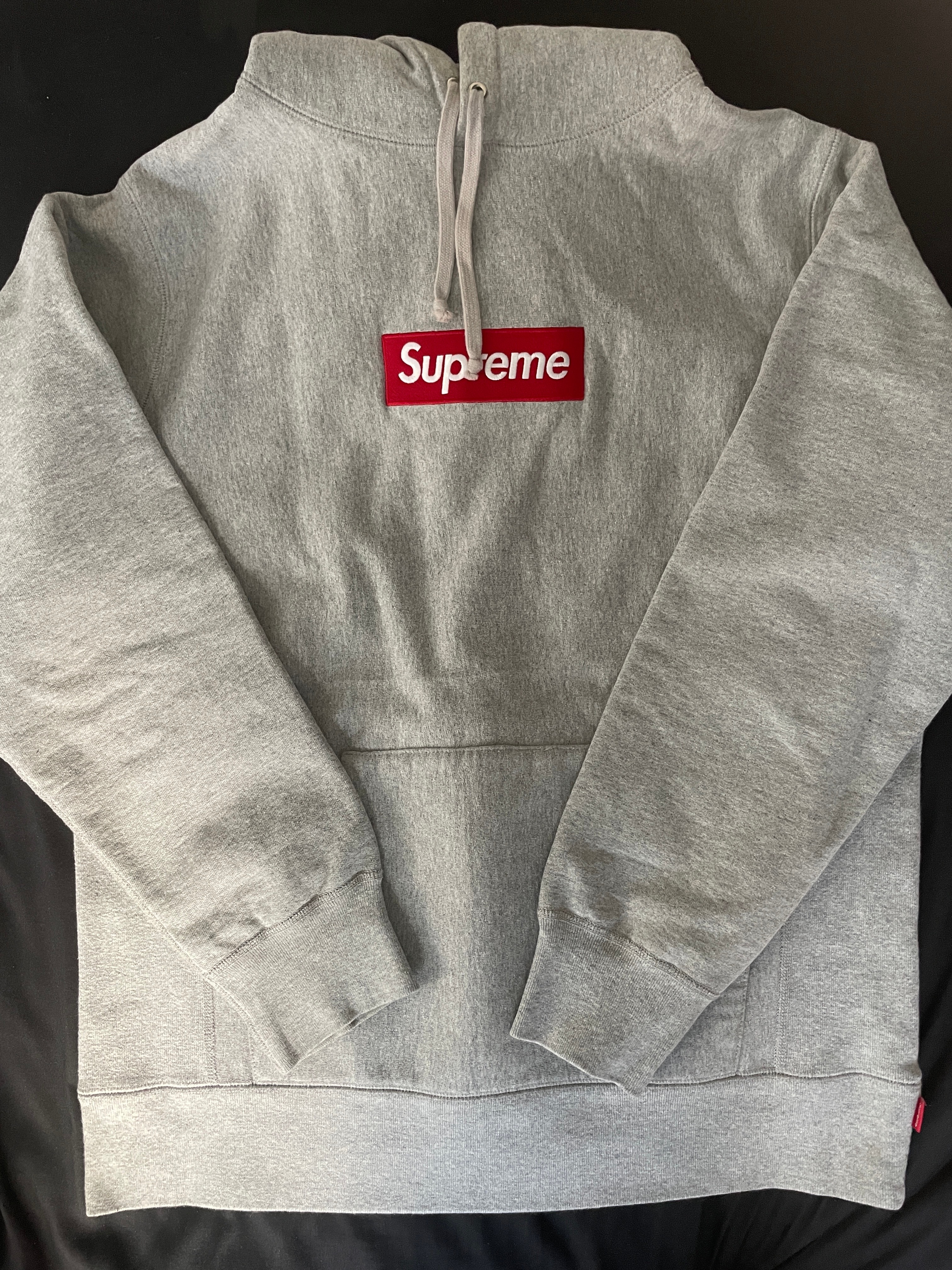 Supreme Box Logo Hooded Sweatshirt "Grey" (14FW)