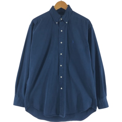 古着 ラルフローレン Ralph Lauren BLAKE 長袖 ボタンダウンシャツ メンズM相当/eaa541275