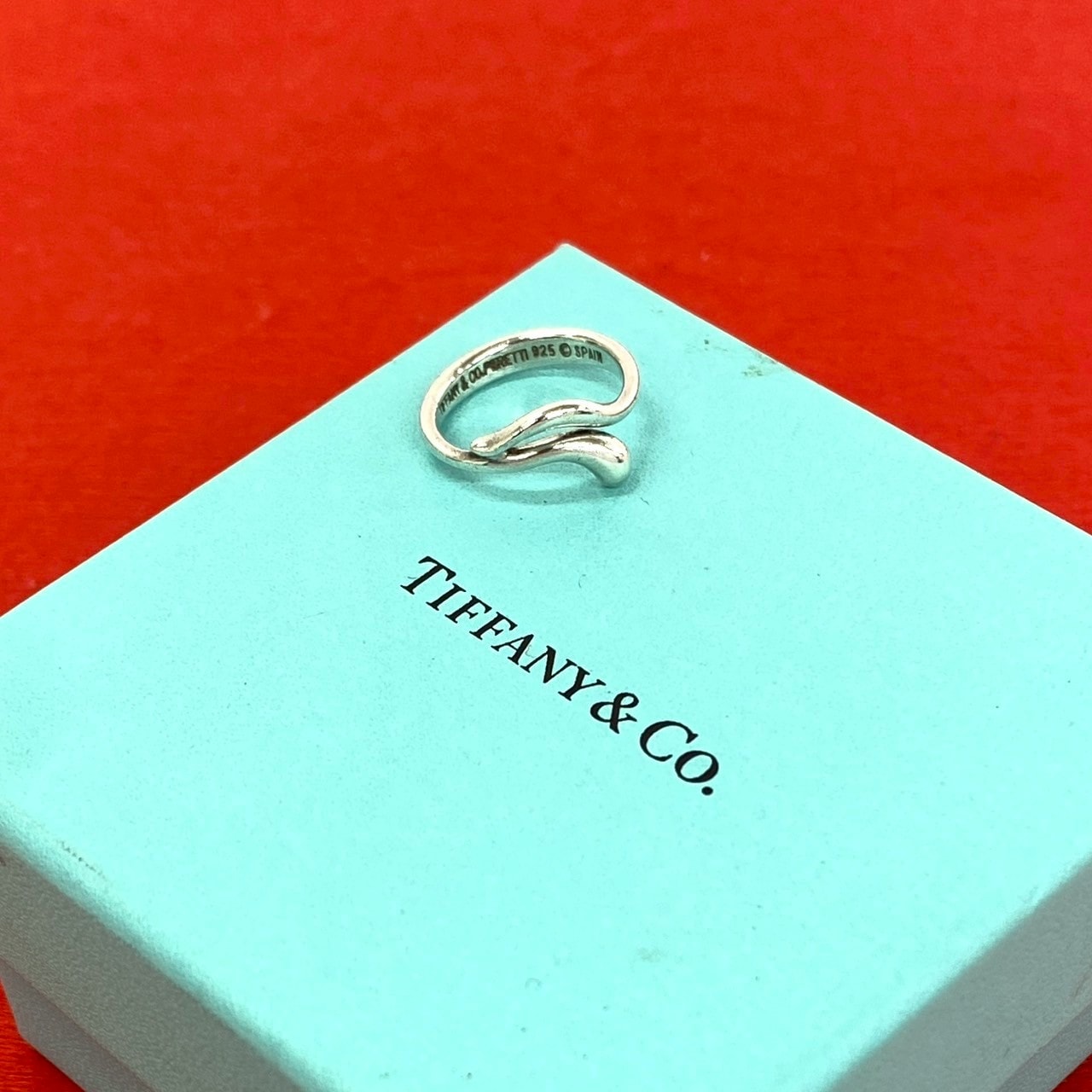 TIFFANY&Co. ティファニー フリーフォーム ティアドロップ リング シルバー925 リング・指輪 6号 シルバー
 94521