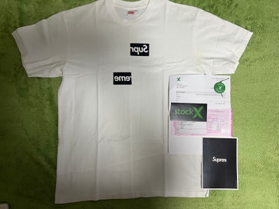 Supreme / Comme des Garçons SHIRT® Split Box Logo Tee "White"
