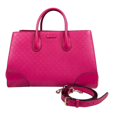グッチ ディアマンテ ショルダーバッグ レザー 354225 ピンク レディース GUCCI 中古
