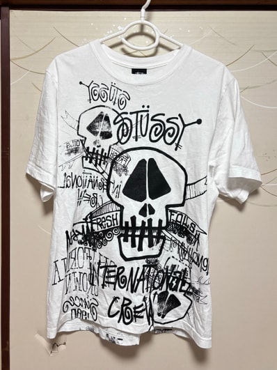 Stussy Skulls Tee Pigment Dyed "Natural"