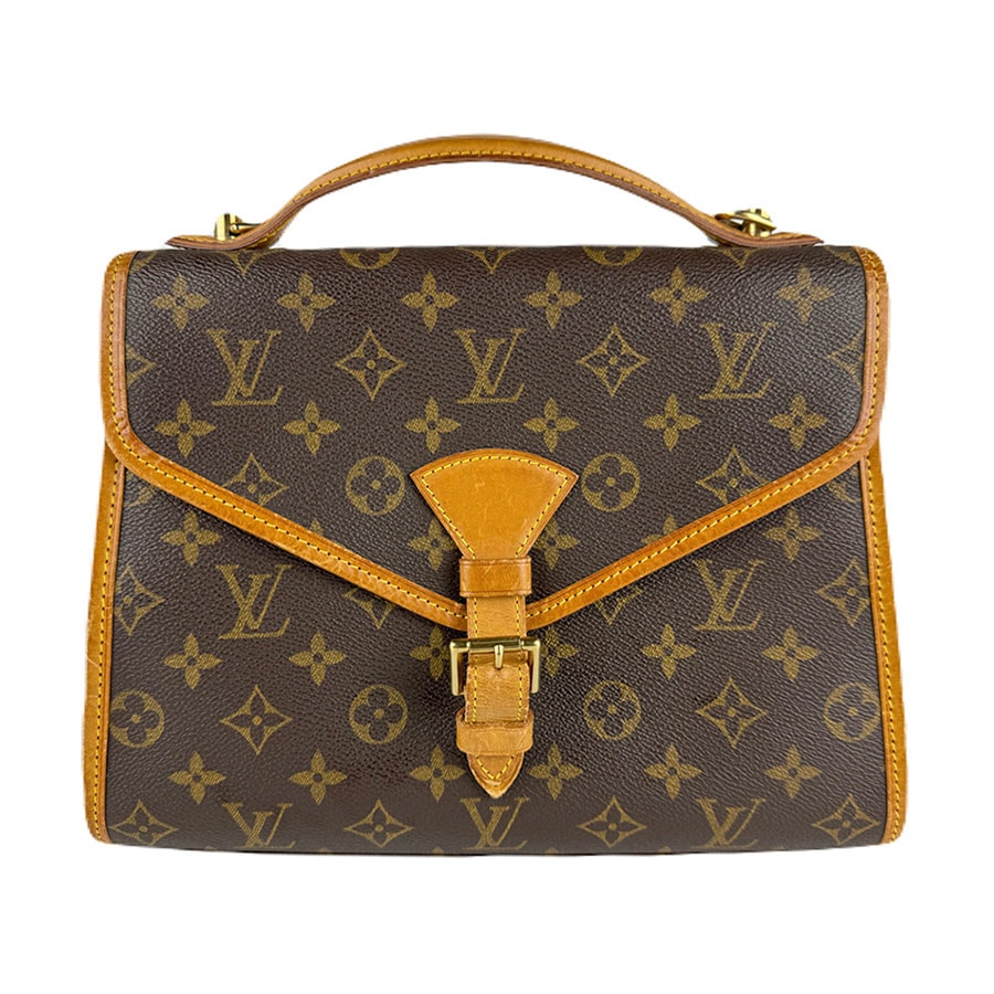 ルイ ヴィトン LOUIS VUITTON ハンドバッグ ショルダーバッグ モノグラム ベルエア モノグラムキャンバス ブラウン ゴールド レディース M51122【中古】 z7975