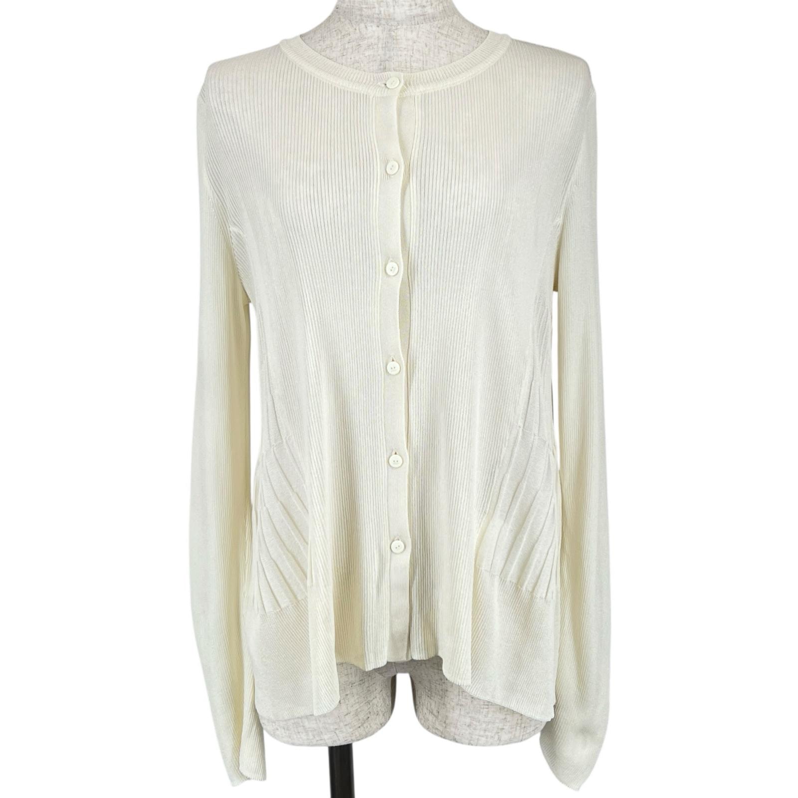 極美品 フォクシー
 カーディガン アイボリー レディース 38 43582