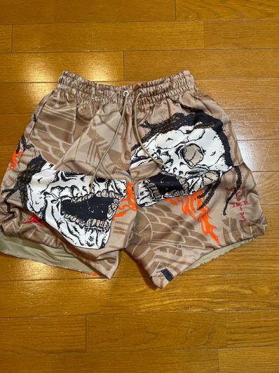 Air Jordan x Travis Cactus Jack Pool Short "Khaki Desert"