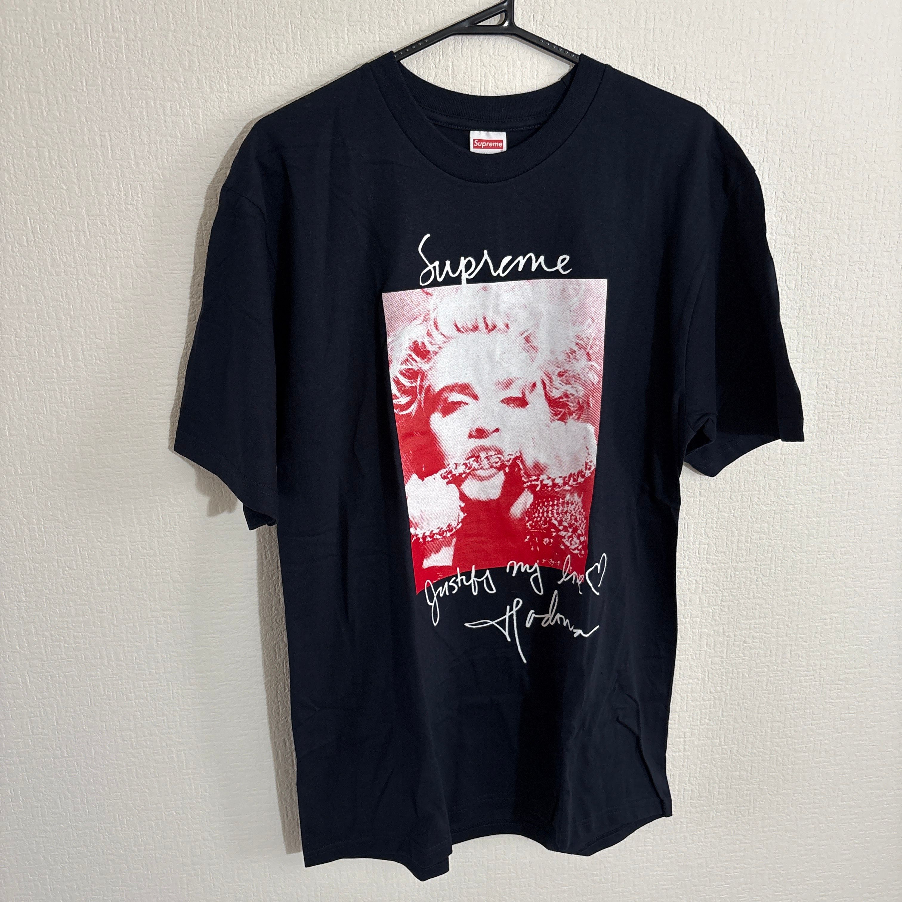 シュプリーム マドンナ Tシャツ "ネイビー"