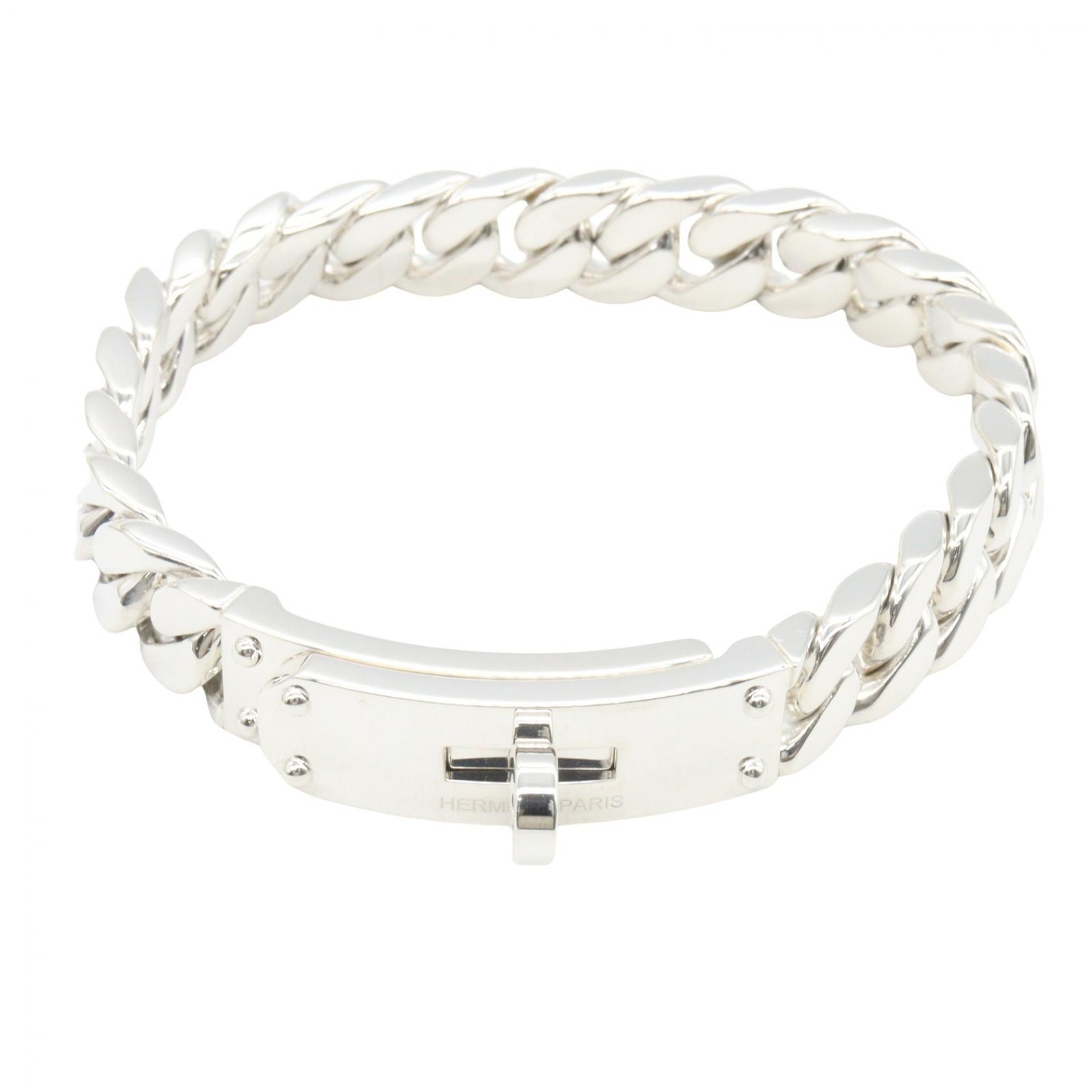 エルメス HERMES ケリーグルメット ブレスレット ブレスレット アクセサリー シルバー925 メンズ レディース シルバー系 【中古】