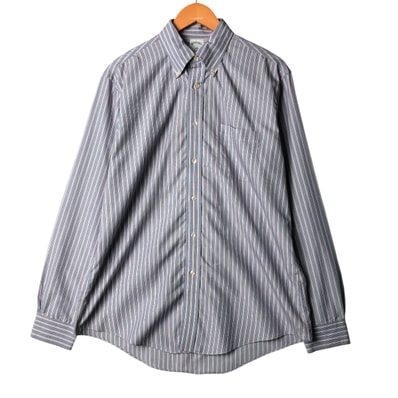 古着 ブルックスブラザーズ Brooks Brothers 1818 長袖 ボタンダウンストライプシャツ メンズL相当/eaa570045