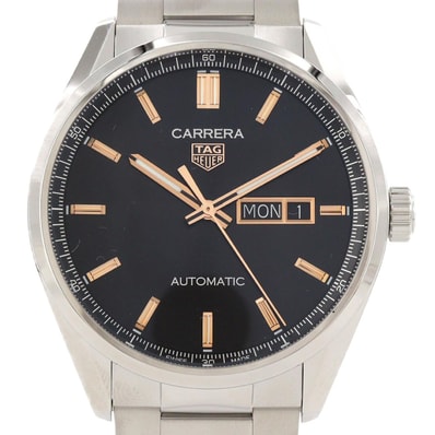 タグ・ホイヤー カレラデイデイト・キャリバー5 WBN2013.BA0640 SS 自動巻