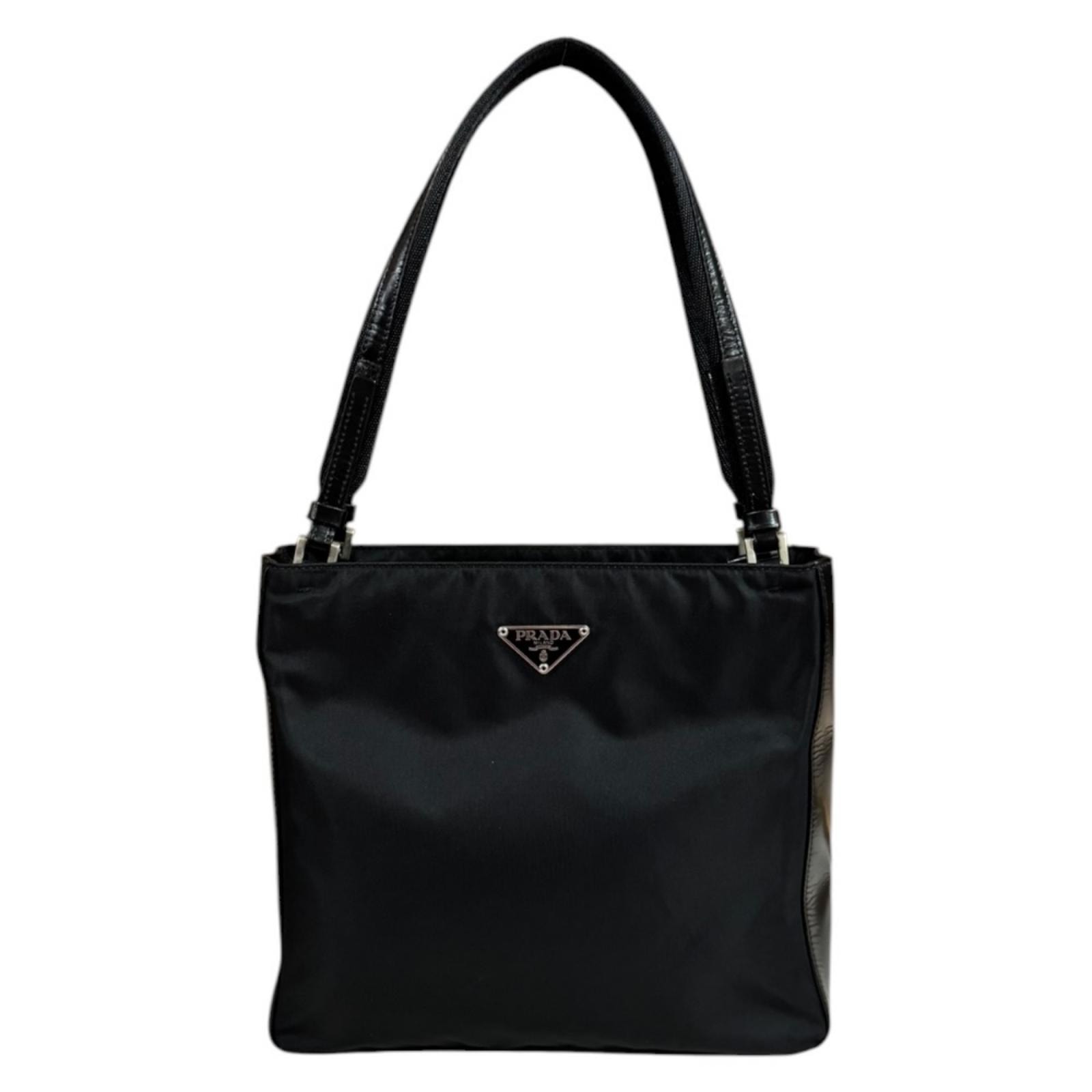 プラダ ハンドバッグ ナイロン ブラック レディース PRADA  中古