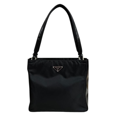 プラダ ハンドバッグ ナイロン ブラック レディース PRADA 中古