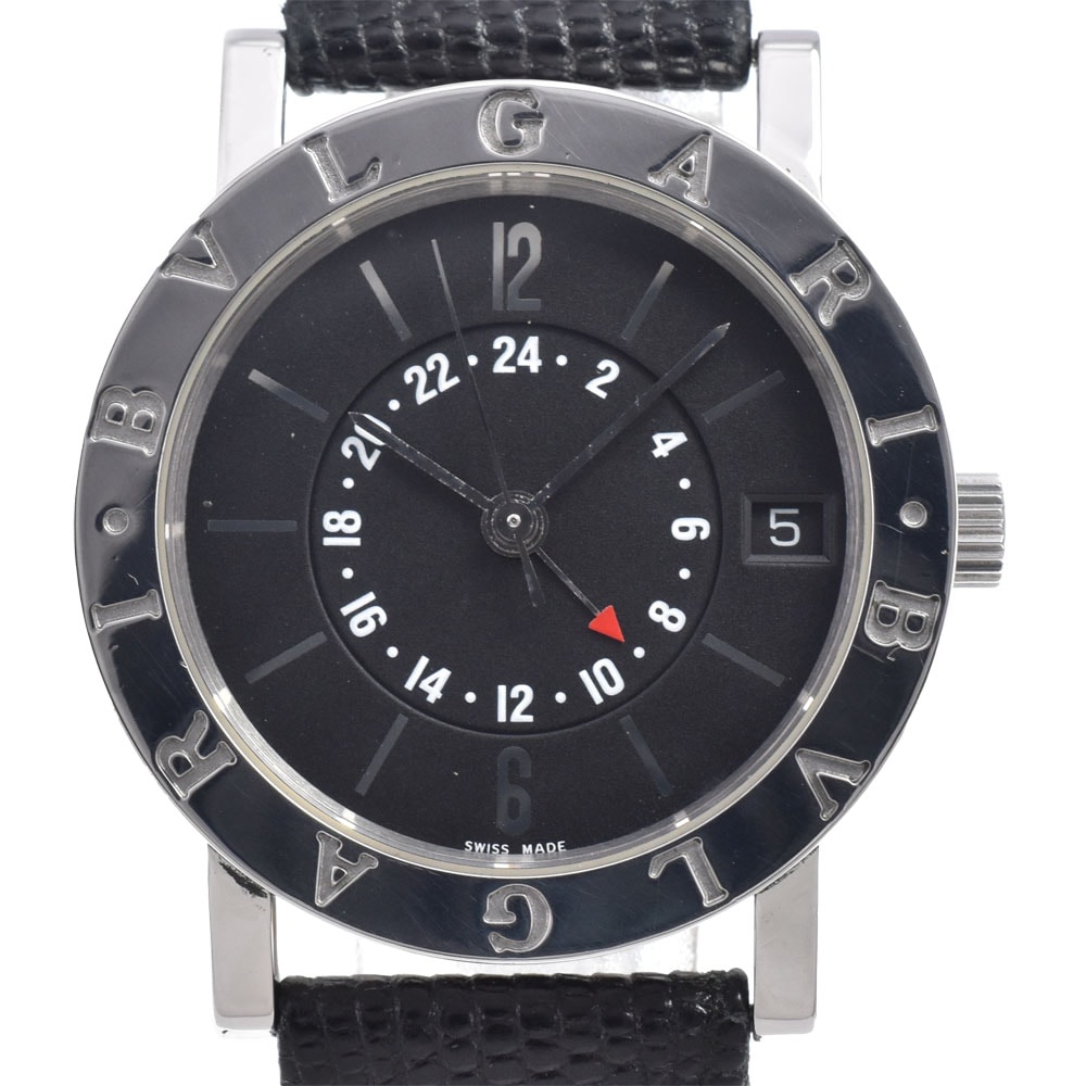 ブルガリ BVLGARI BB33SLGMT ブルガリブルガリ ブラック 自動巻き ユニセックス 腕時計 J#149946