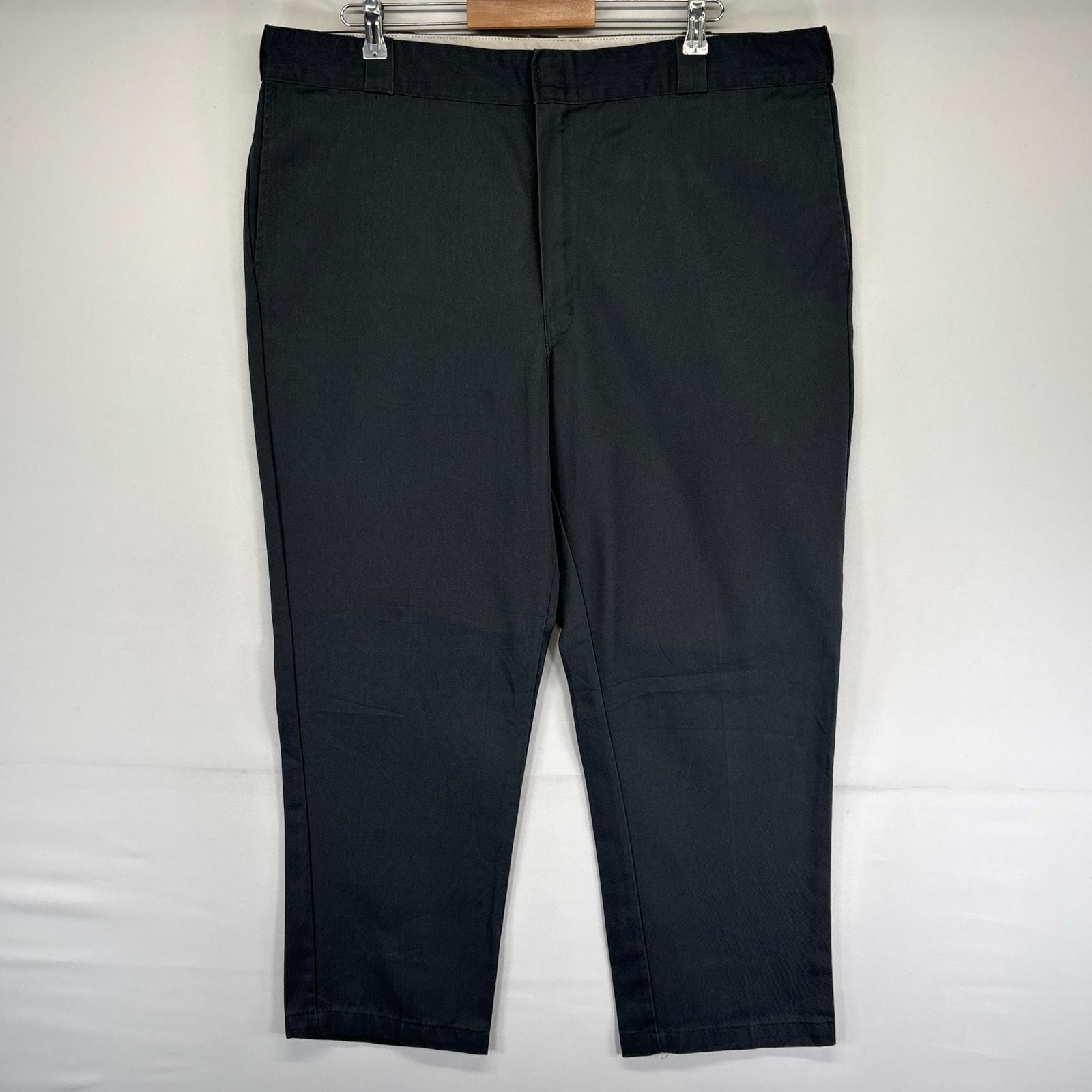 古着 ディッキーズ Dickies パンツ 874 オリジナルフィット センタープレス 大きいサイズ ジッパーフライ w44 L30  グレー系 メンズ