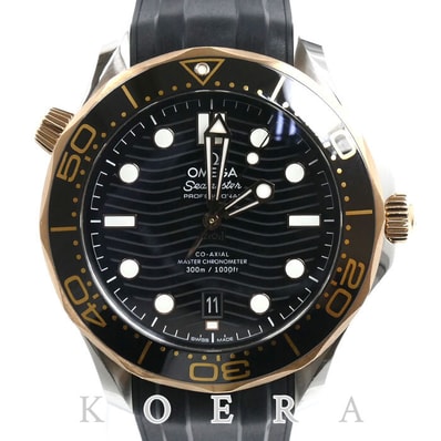 OMEGA オメガ シーマスター ダイバー 300M 腕時計 自動巻き 210.22.42.20.01.002 セドナゴールド メンズ【中古】