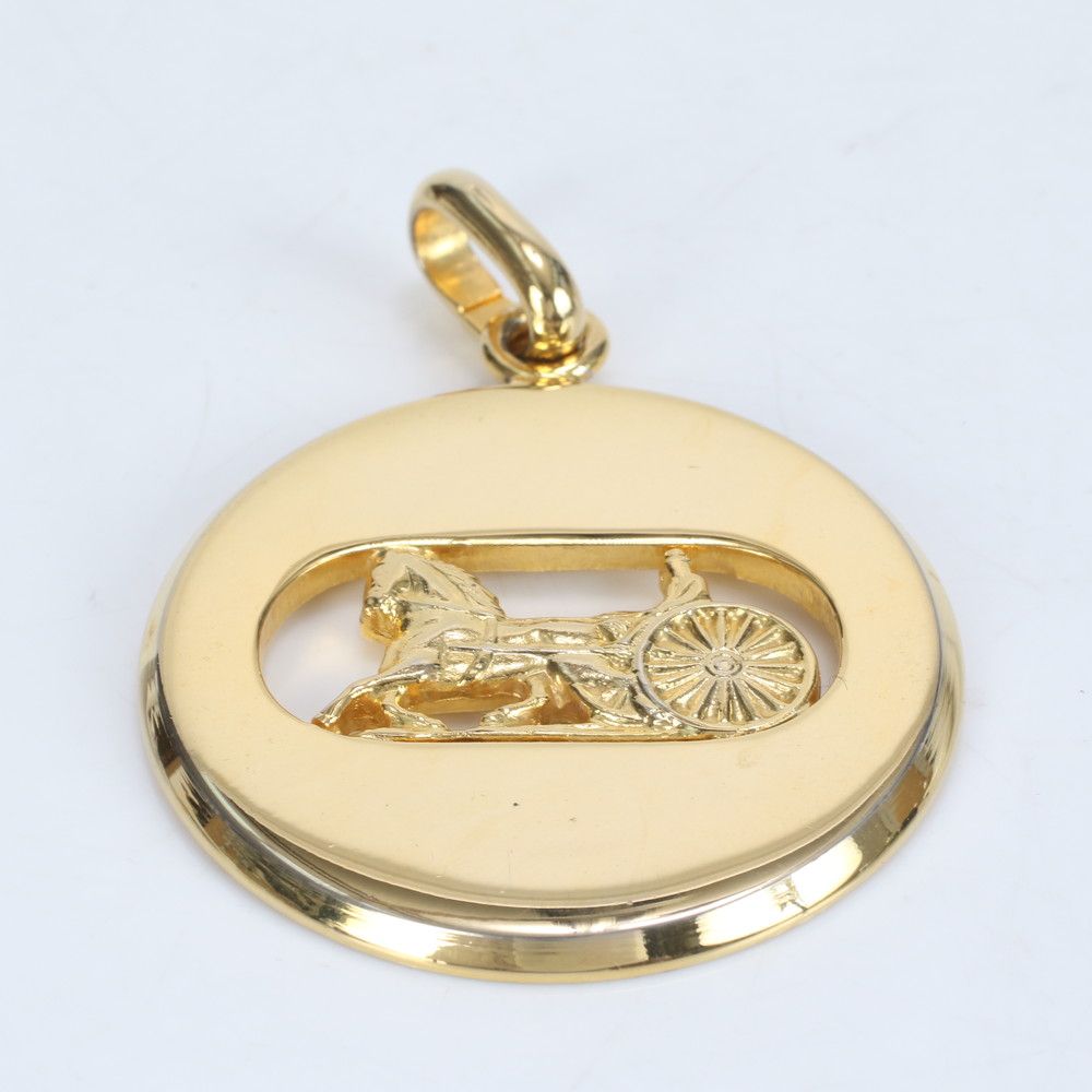■美品 セリーヌ 馬車金具 ネックレス ゴールド アクセサリー