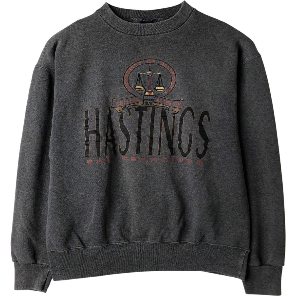 古着 90年代 ジャンスポーツ JANSPORT カレッジスウェットシャツ トレーナー USA製 メンズL相当 ヴィンテージ/eaa625686