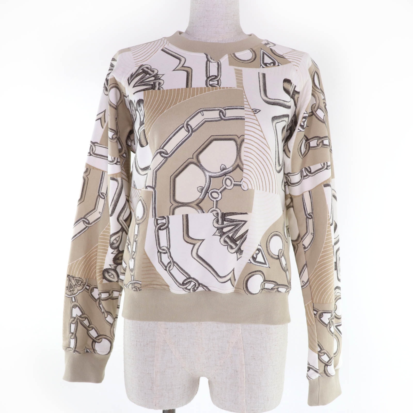 極美品 エルメス スウェット カレイドスコープ・エフェクト 38