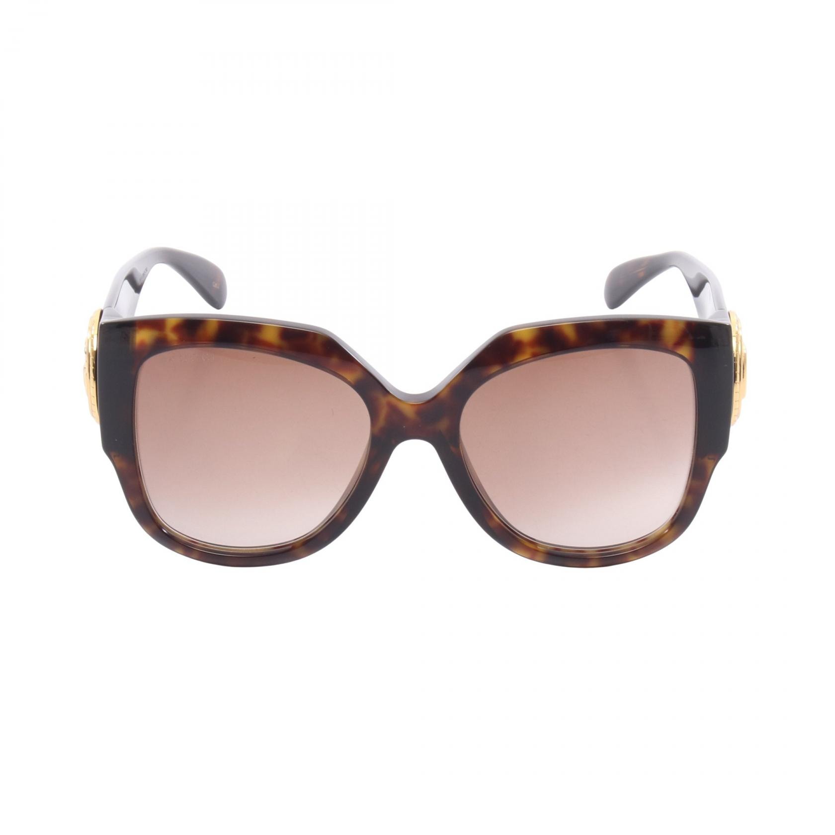 グッチ GUCCI サングラス 衣料品 プラスチック / GP レディース ブラウン系 / ゴールド系 GG1407S003 【新品】