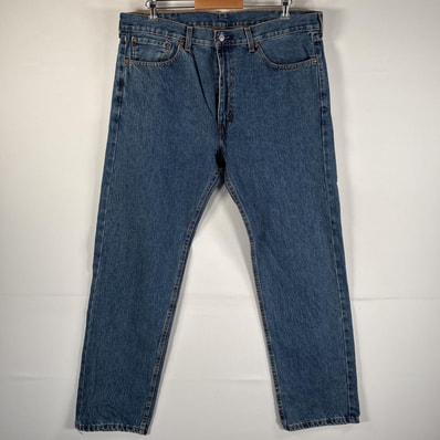 古着 リーバイス Levi's デニムパンツ 505 ブルーデニム ジーンズ ジーパン ストレート 大きいサイズ w38 L32 インディゴブルー メンズ