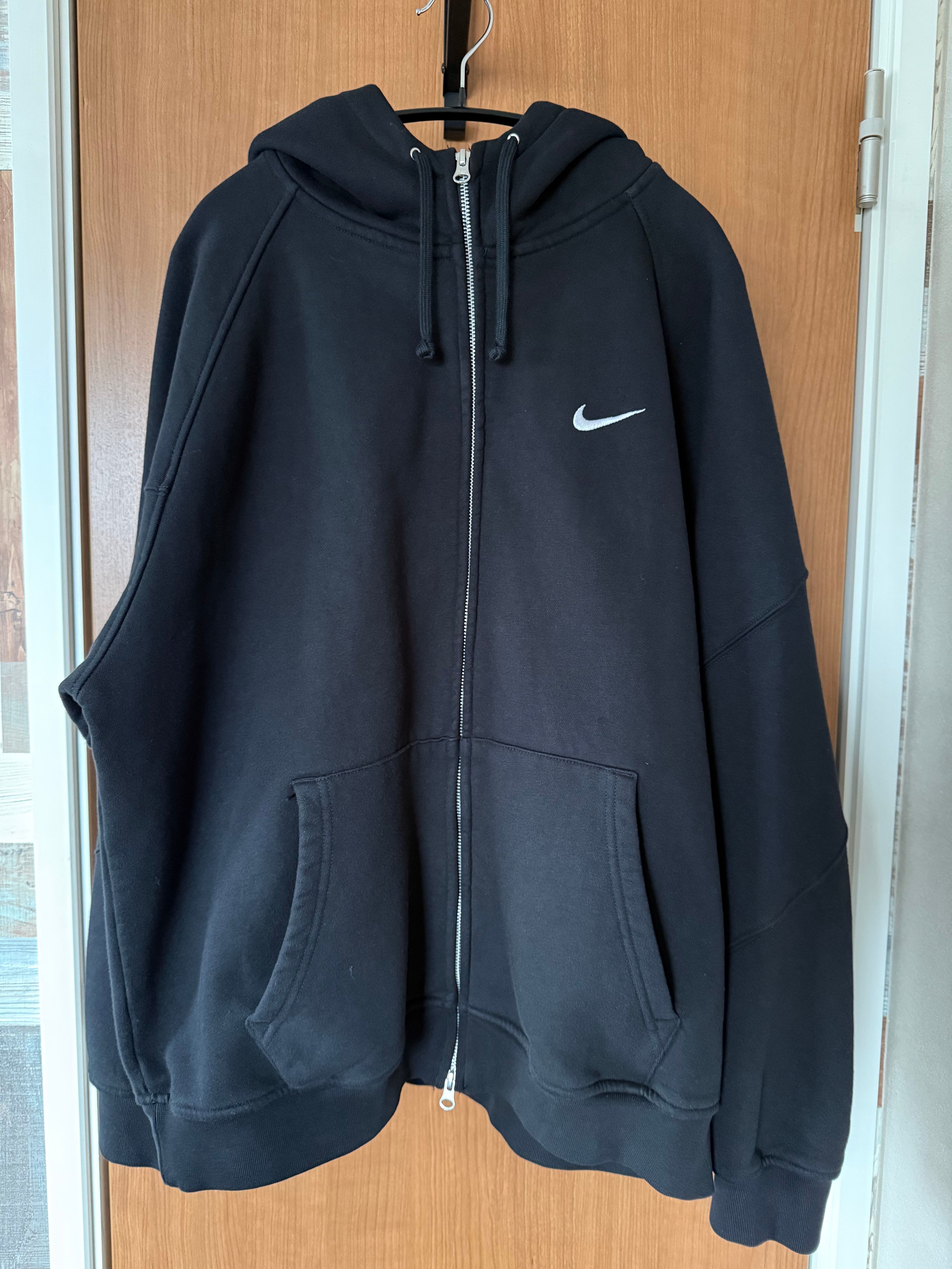 Supreme x Nike Zip Up Hooded Sweatshirt "Black"