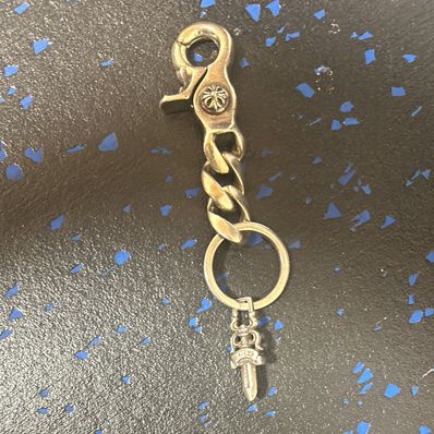 Chrome Hearts Key Ring Classic Link Short / Dagger "Silver"