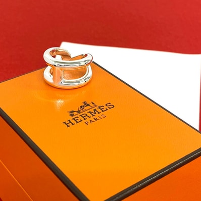 HERMES エルメス オスモズ PM シルバー925 リング・指輪 13.5号 シルバー
36338