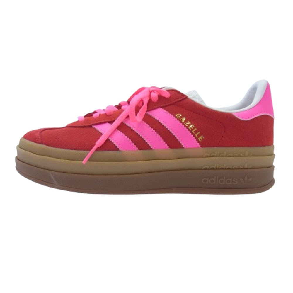 adidas アディダス スニーカー IH7496 Women's Gazelle Bold College Red ウィメンズ ガゼルボールド カレッジレッド スニーカー 25cm【中古】