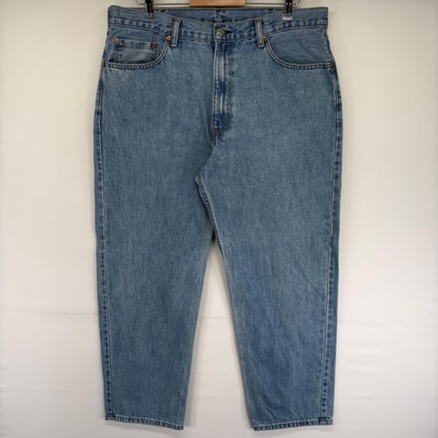 古着 リーバイス Levi's デニム パンツ 550 5ポケット ストレート テーパード ジーンズ ジーパン 長ズボン W38 L30 ブルー系 メンズ