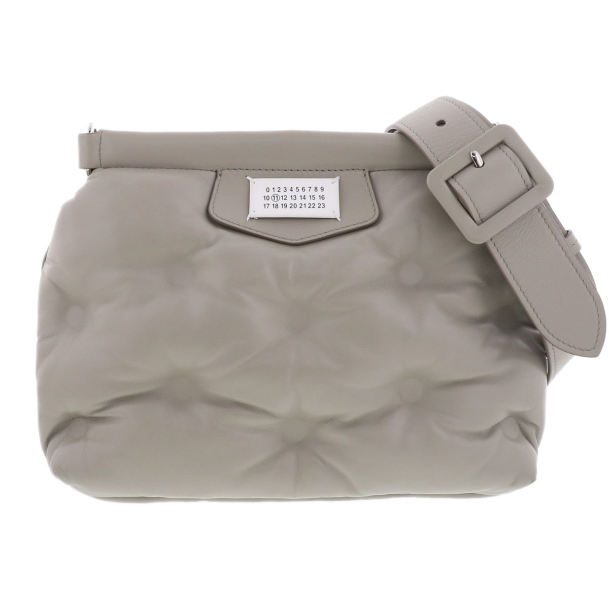 【値下げ】Maison Margiela メゾン マルジェラ グラムスラム ショルダーバッグ ショルダーバッグ SB1WG0028 レザー グレージュ レディース【中古】