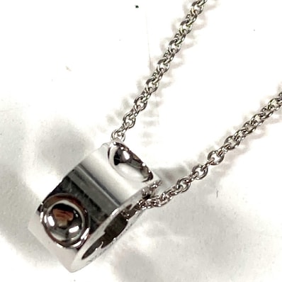 ルイヴィトン LOUIS VUITTON パンダンティフ アンプラント ネックレス Q93967 チェーンネックレス アクセサリー 18K 金 K18 ネックレス WG750 シルバー