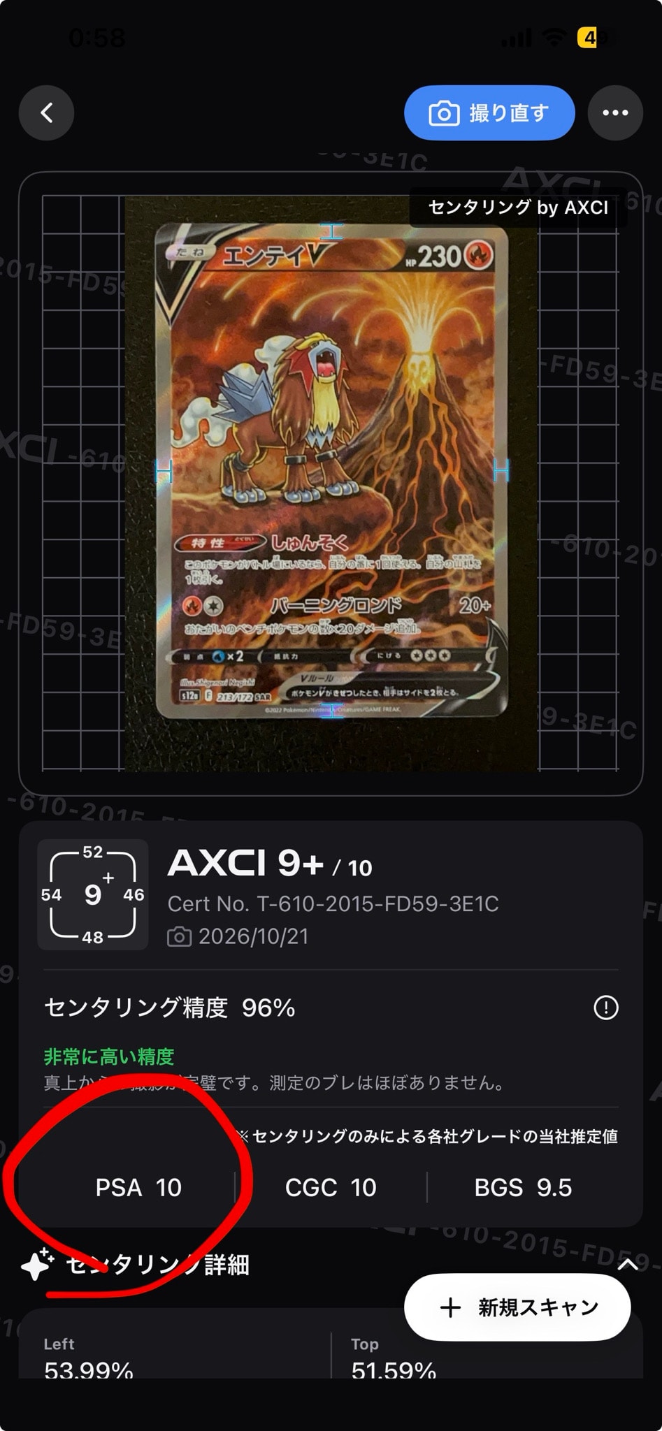 エンテイV SAR[s12a 213/172](ハイクラスパック「VSTARユニバース」)