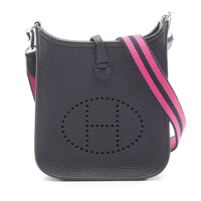 エルメス HERMES エヴリンTPM アマゾン ショルダーバッグ バッグ レザー トリヨンクレマンス トリヨンクレマンス キャバン W刻印(2024年製造) レディース ネイビー系 【中古】