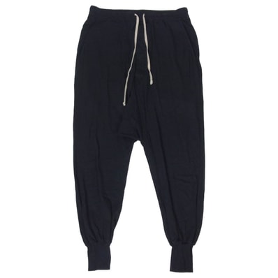 Rick Owens リックオウエンス 19SS DU19S4394-RN DRKSHDW PRISONNER DRAWSTRING ダークシャドウ プリズナードローストリング サルエル イージー パンツ ブラック ブラック系 S【中古】