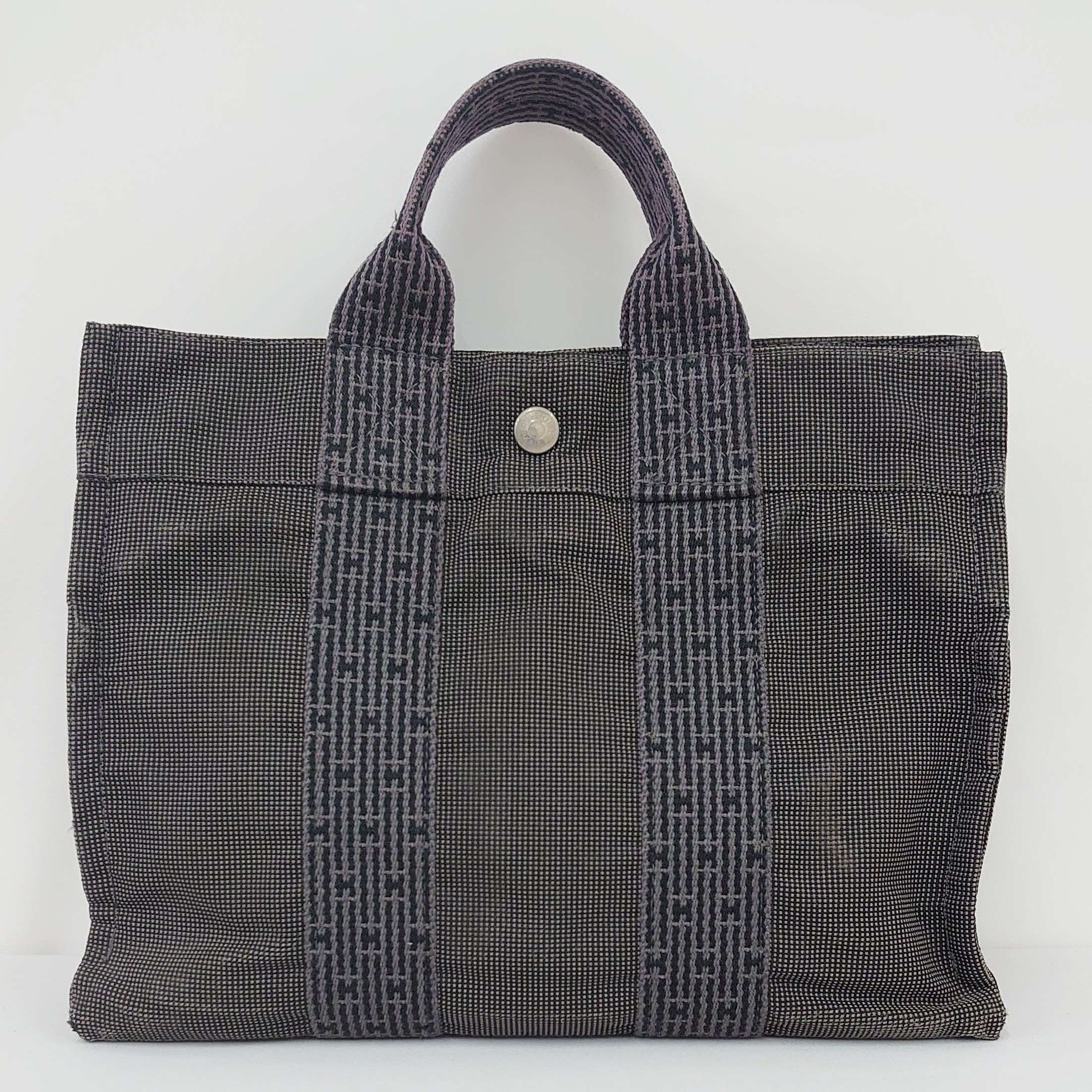 エルメス エールライン PM キャンバス トートバッグ 