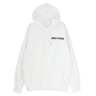 Sacai サカイ パーカー 22SS 22-0401S FILM CREW バックプリント プルオーバー パーカー スウェット フーディー ホワイト系 1【中古】