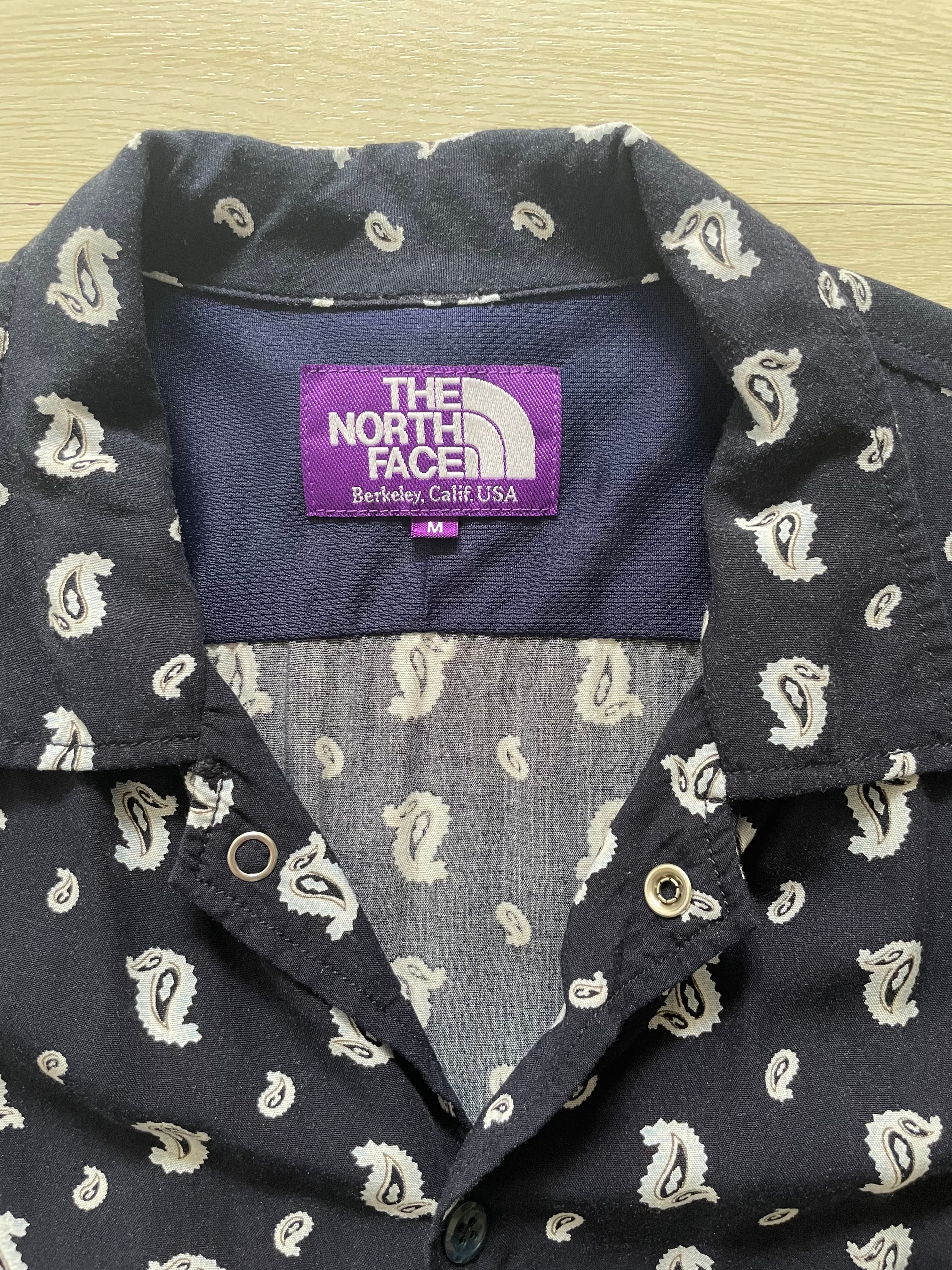 Paisley H/S Shirt/NT3816N/半袖シャツ/M/レーヨン/NVY