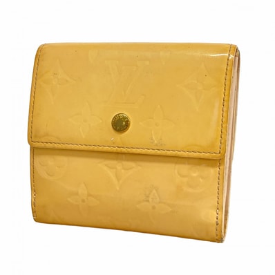 ★SALE【6da0111】ルイヴィトン 三つ折り財布 ヴェルニ ポルトモネビエカルトクレディ M91316 マシュマロピンク【中古】レディース