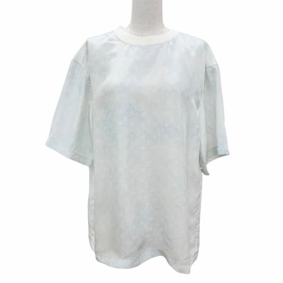 未使用品 ルイヴィトン 半袖Tシャツ ライトブルー レディース IT 36