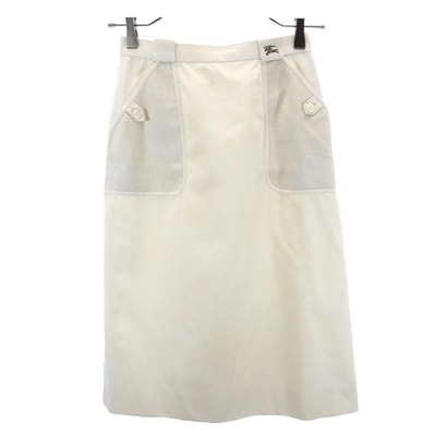 Burberrys バーバリーズ 90s ミディ丈 タイトスカート アイボリー