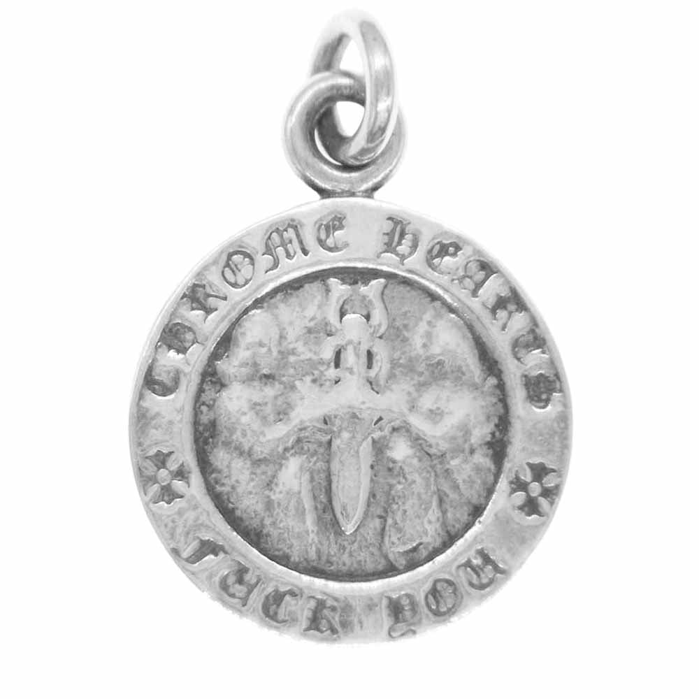 Chrome Hearts Angel Medal Charm Fuck You "Silver"