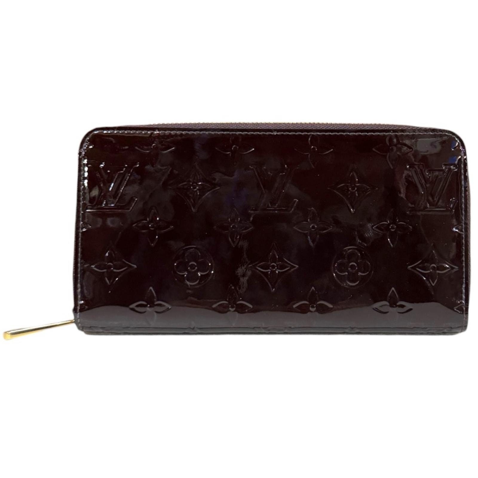 ルイヴィトン ジッピーウォレット モノグラムヴェルニ 長財布 モノグラムヴェルニ M90416 レディース LOUIS VUITTON  中古