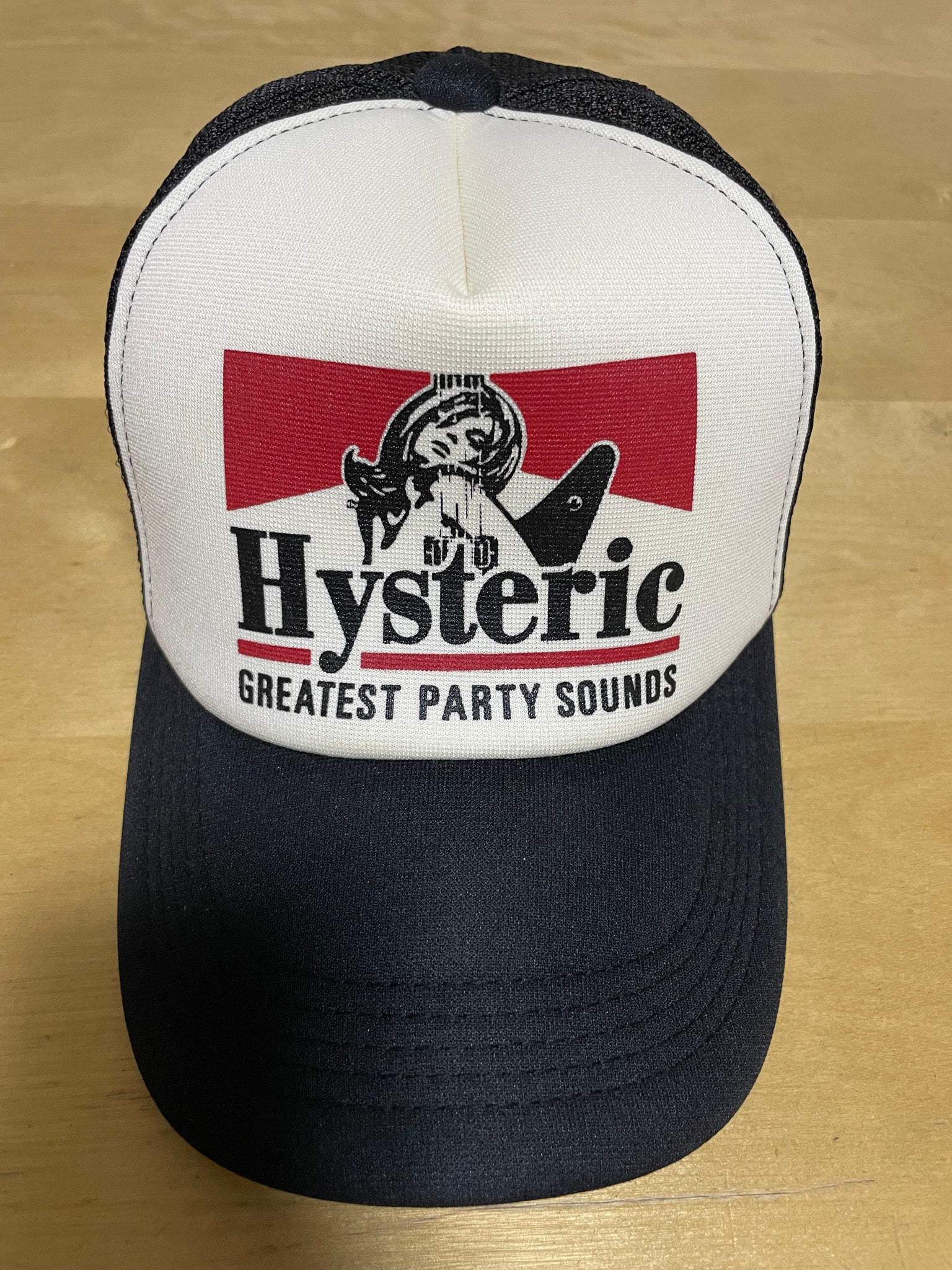 HYSTERIC GLAMOUR Guitar Girl Mesh Cap "Black" 02233QH05