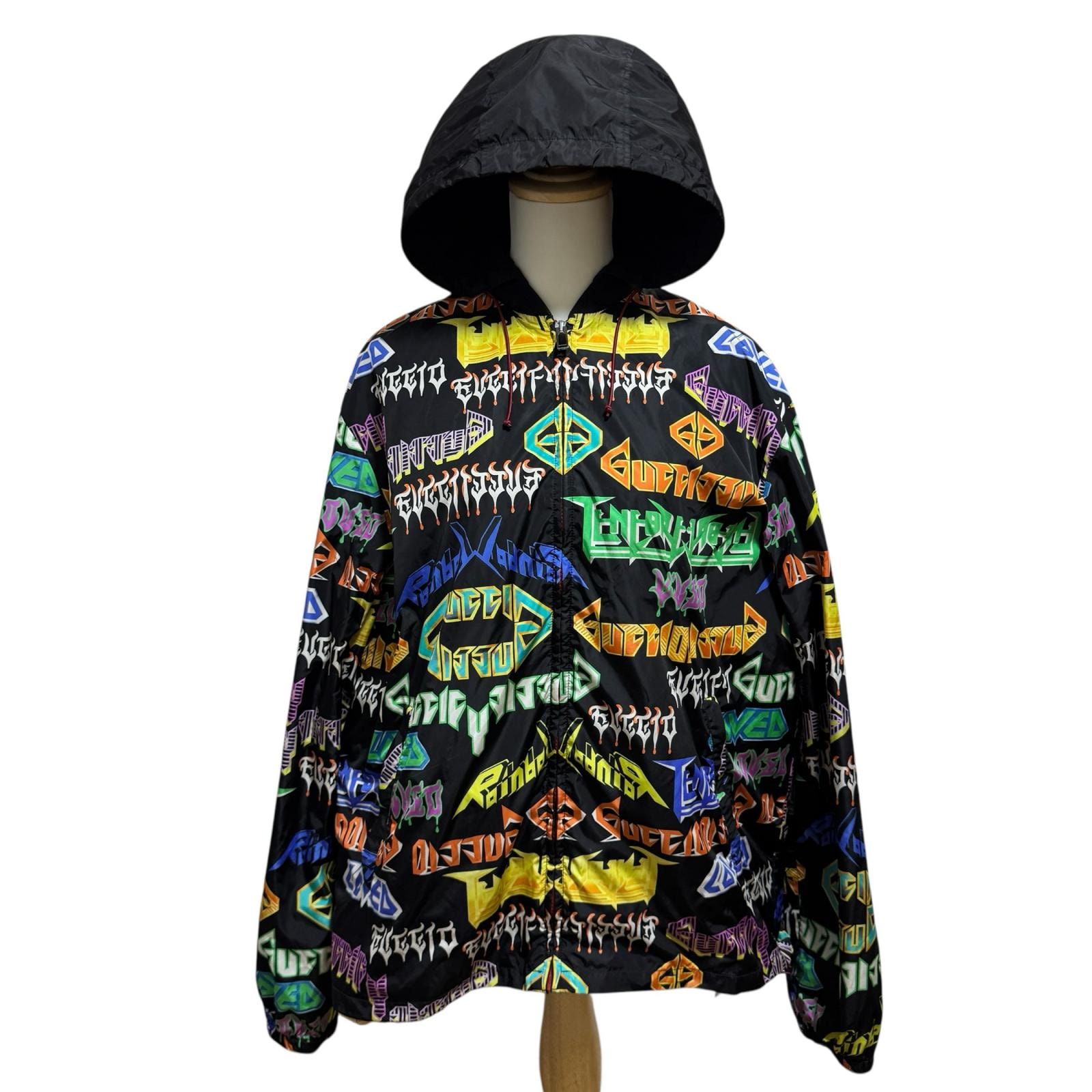 グッチ GUCCI メタルロゴ ナイロンジャケット 546344 ZAAH3 #44 メンズ