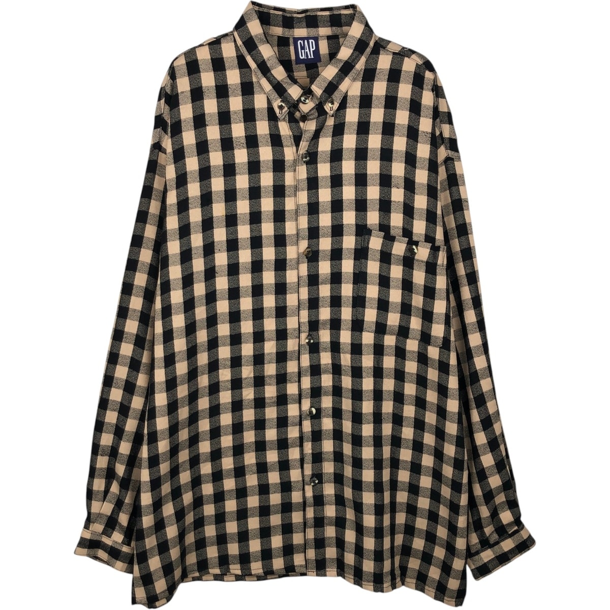 古着 ~00年代 ギャップ GAP オールドギャップ 長袖 ボタンダウンチェックシャツ メンズL相当/eaa643342
