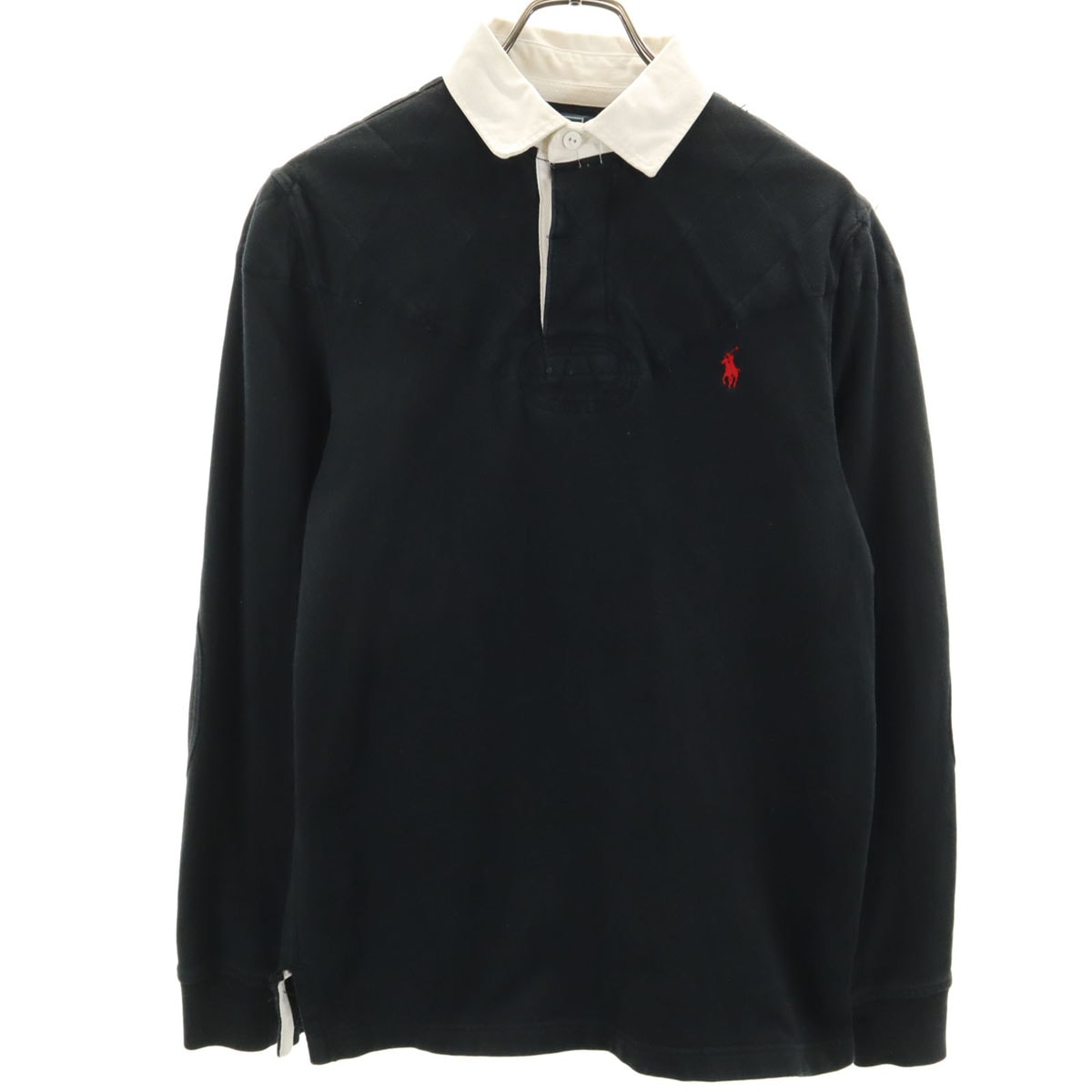 Polo by Ralph Lauren ポロバイラルフローレン 長袖 ポロシャツ S ブラック