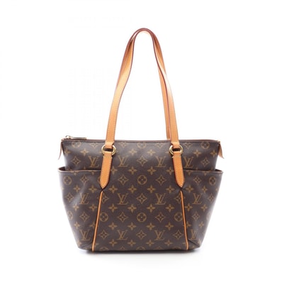 ルイ・ヴィトン LOUIS VUITTON トータリーPM モノグラム トートバッグ バッグ PVCコーティングキャンバス レザー モノグラム レディース ブラウン系 M56688 【中古】