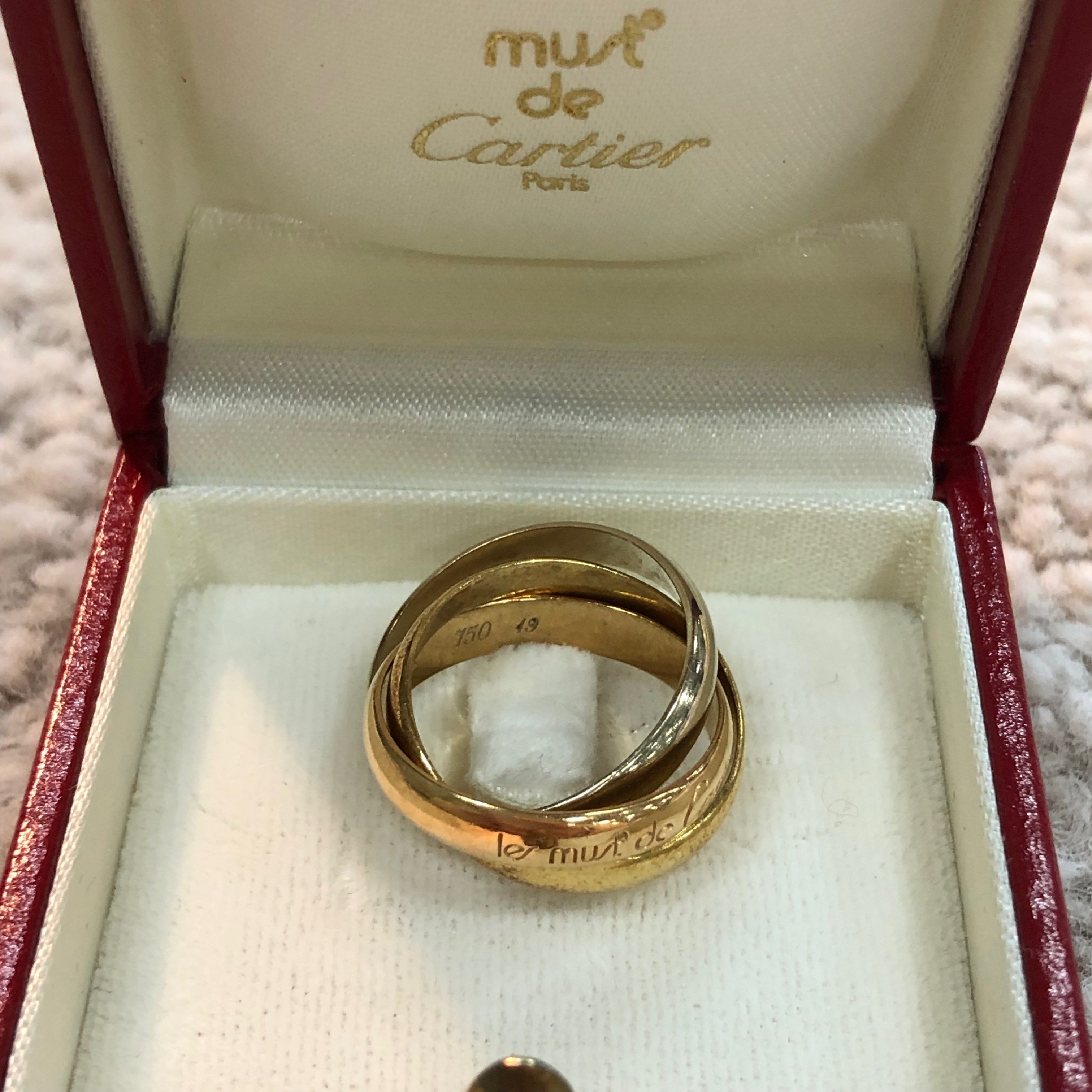 Cartierトリニティリング 750刻印 49 7g