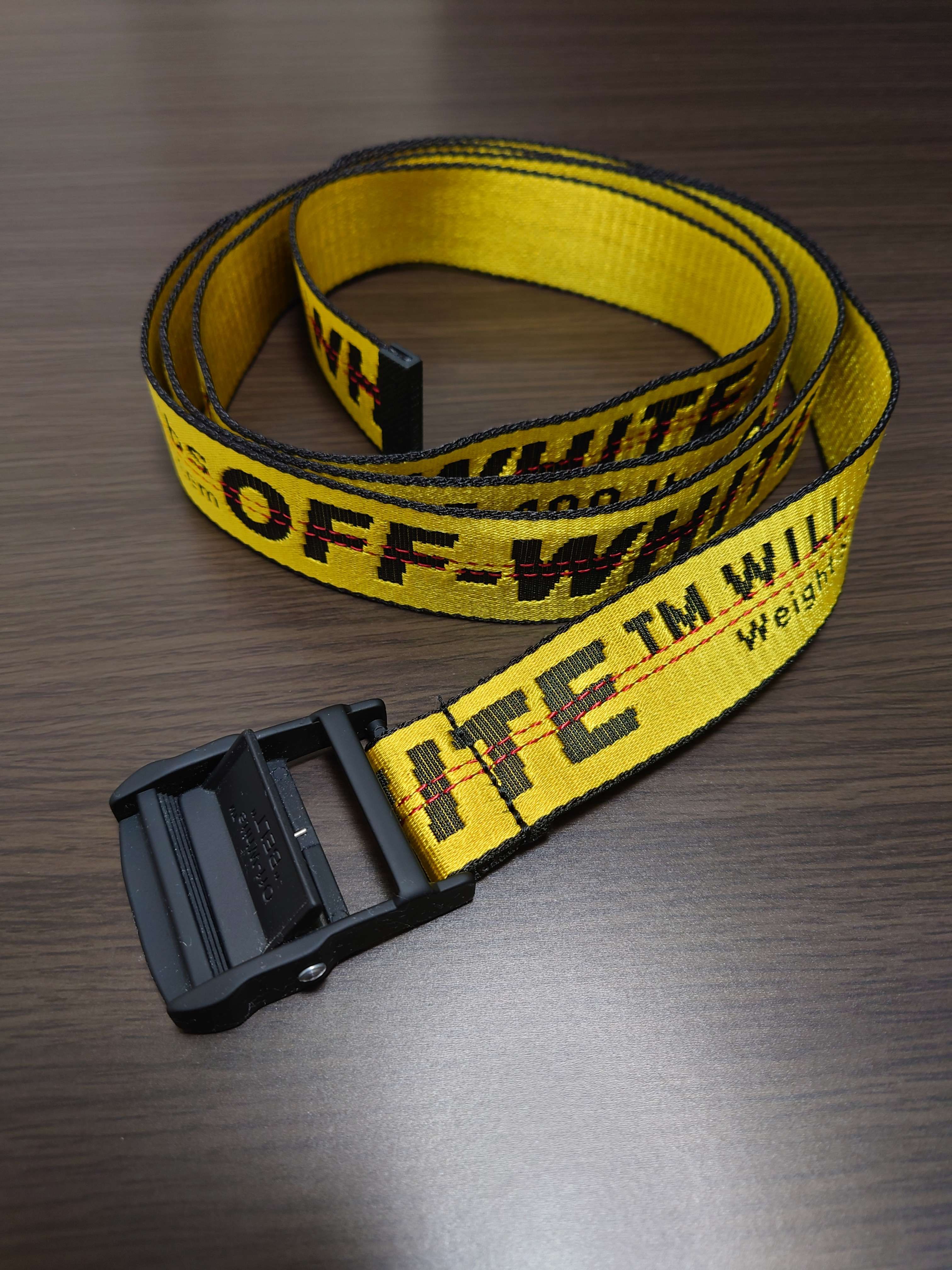 OFF-WHITE / INDUSTRIAL BELT【Yellow】