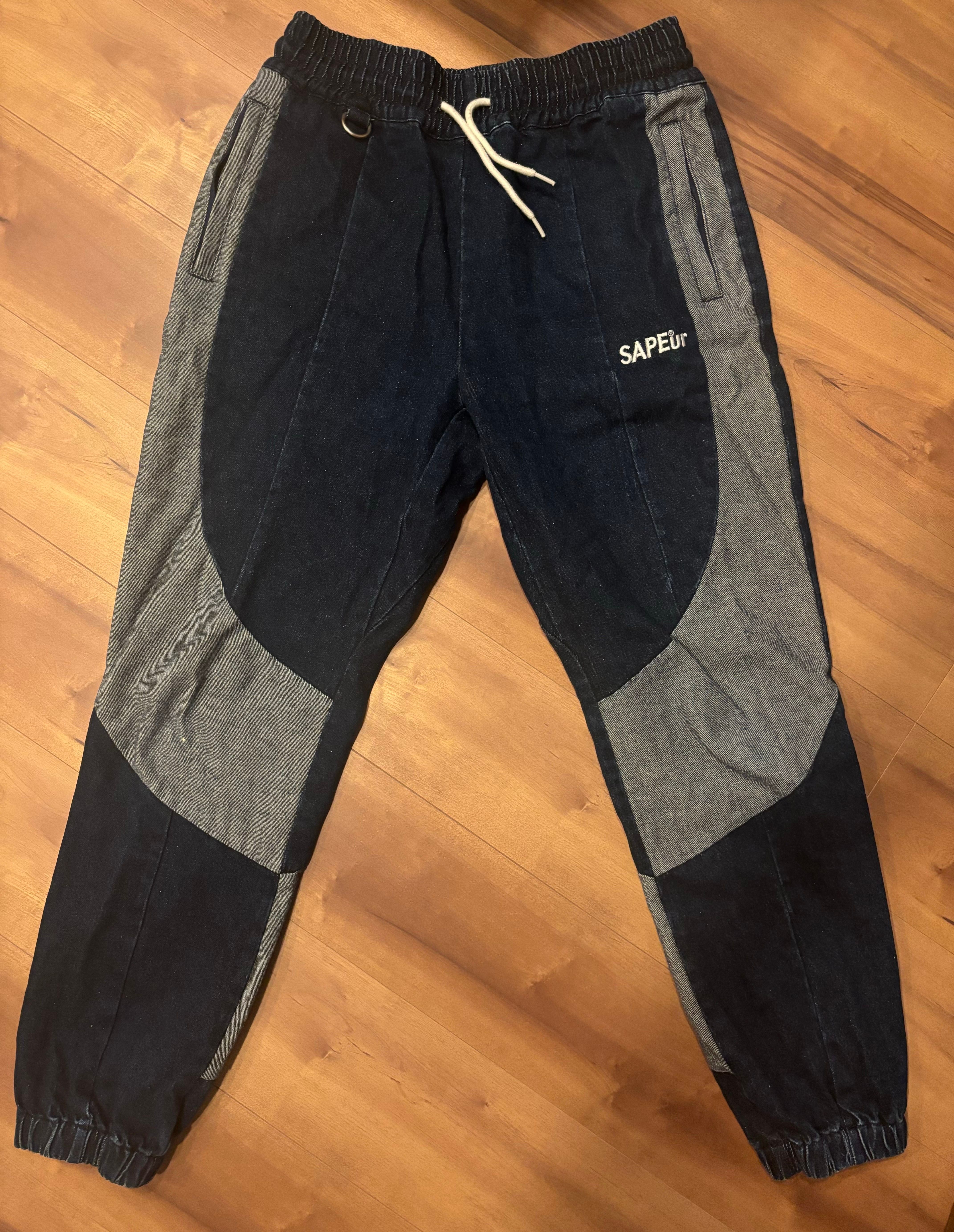 SAPEur DENIM TRACK PANTS "Indigo"