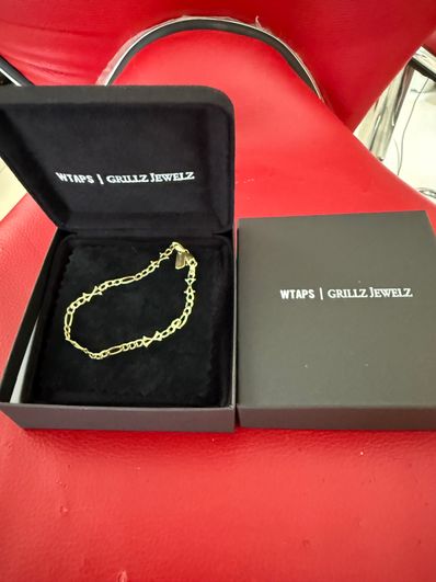 WTAPS Vinny 02 / Bracelet / Gold. K10 / Grillz Jewelz "Gold"